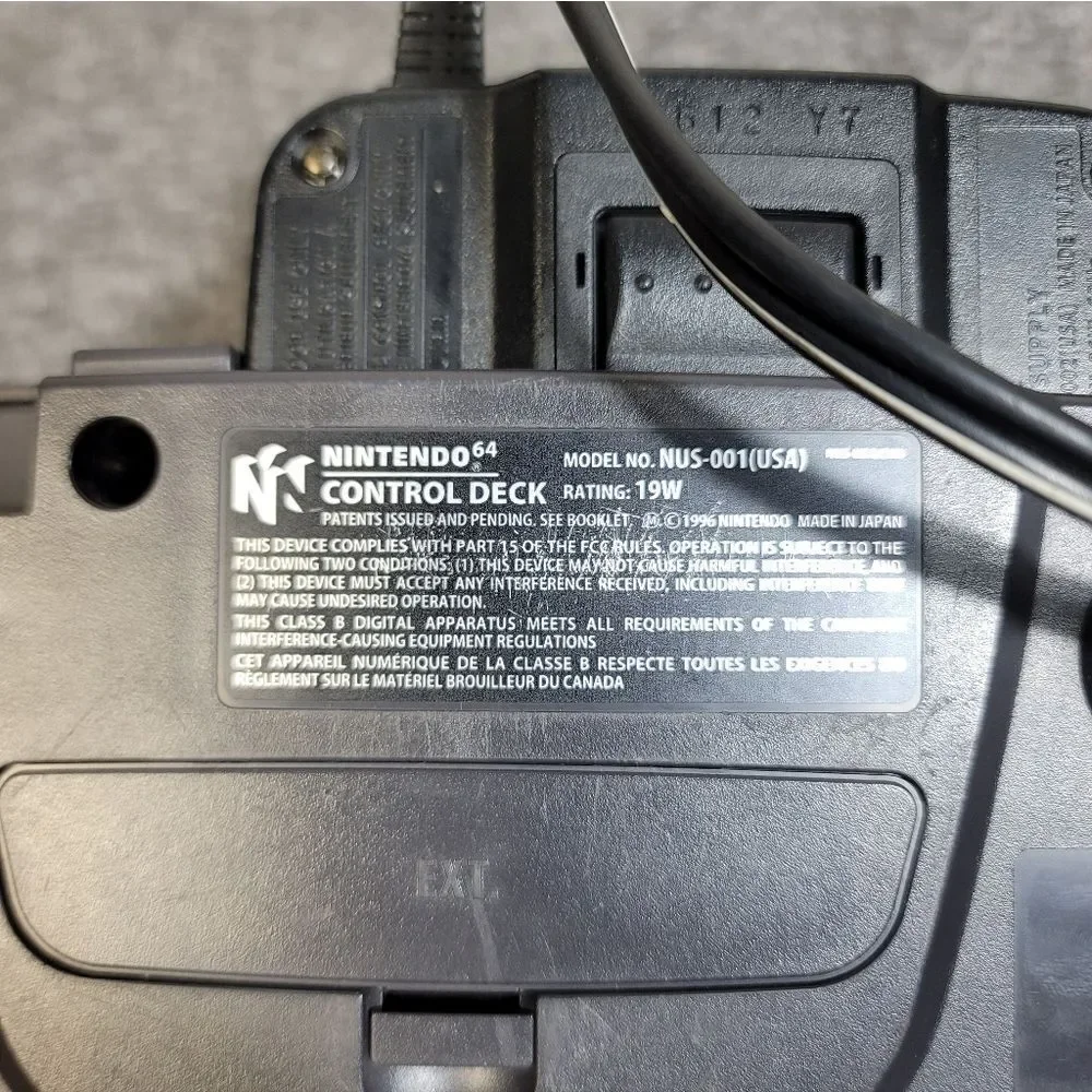 Nintendo 64 Console Bundle N64 w/ 2 OEM Controllers + Game Tested Works